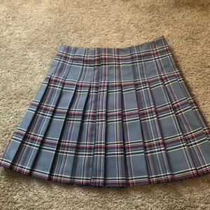 Yellow black white pink gray skirt very pretty extra extra small